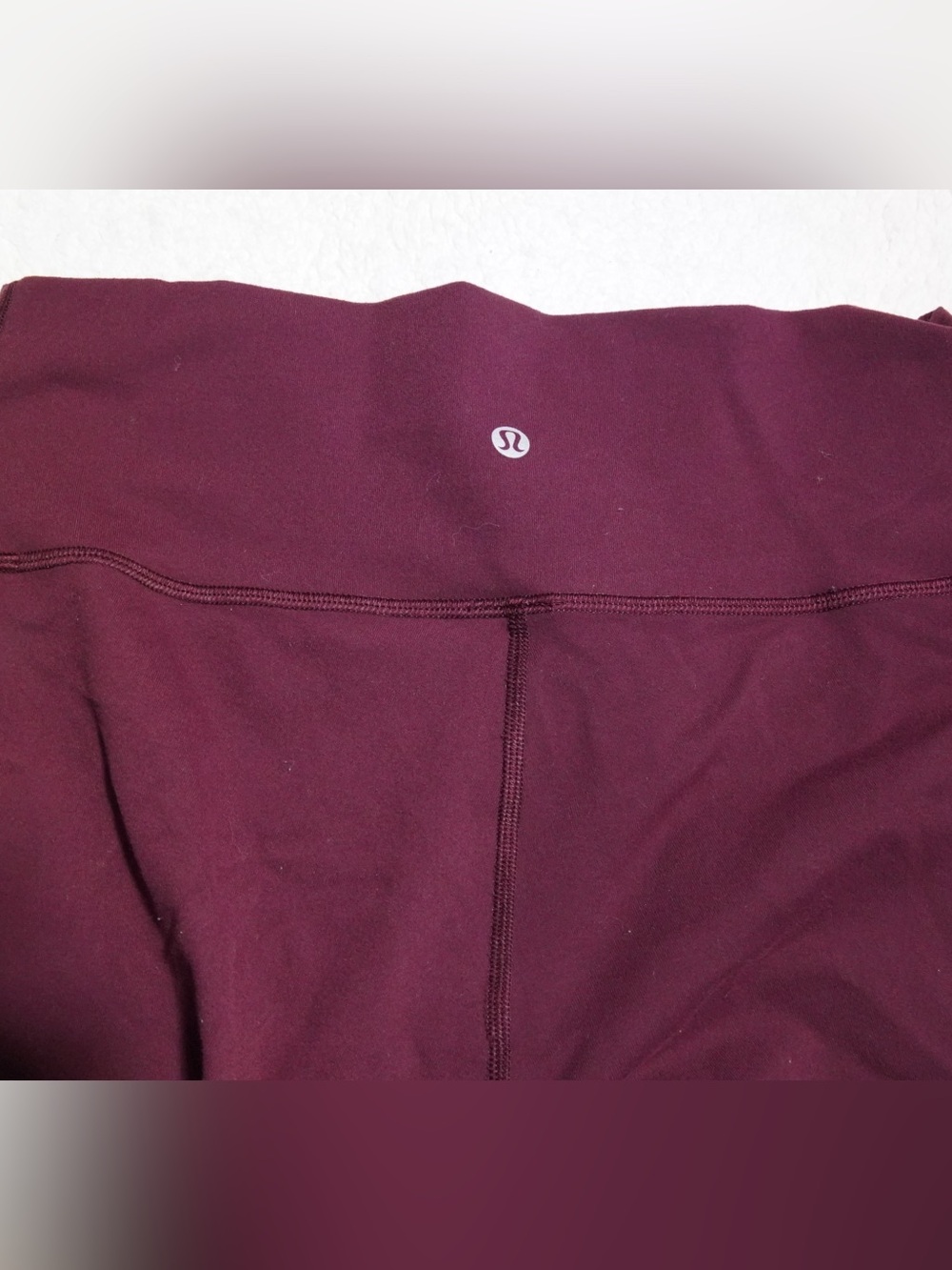 Lululemon Deep Burgundy Performance Leggings Size 10 - Picture 8 of 8